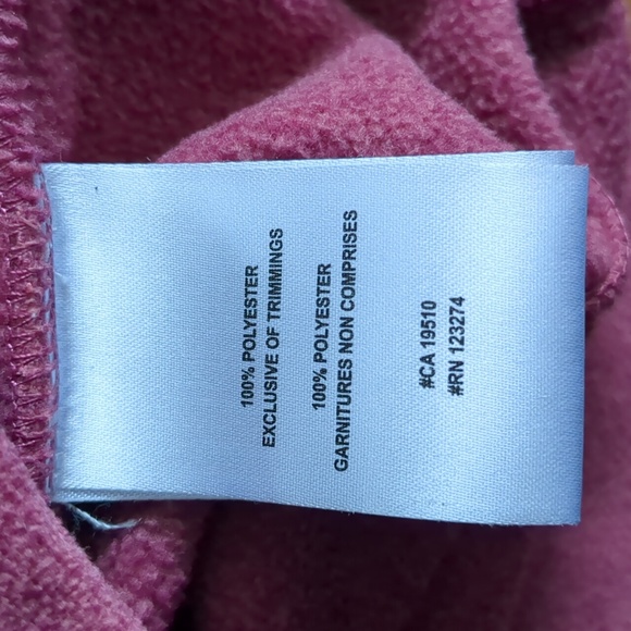 Lole jacket cardigan zippered pink tunic length  fleece medium - Picture 7 of 11